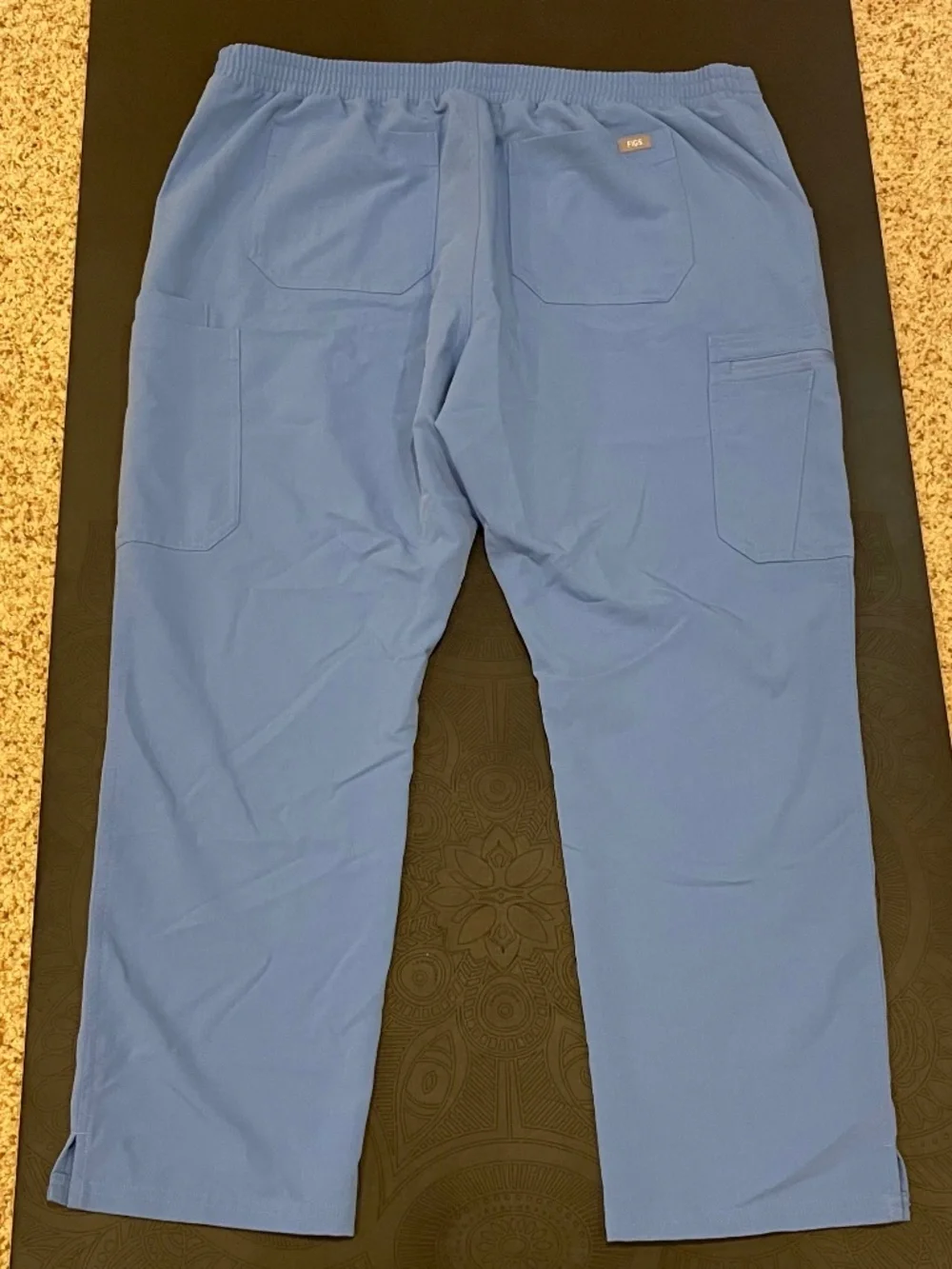 Figs Technical Collection Ceil Blue Straight Leg Scrub Pants Women’s XL